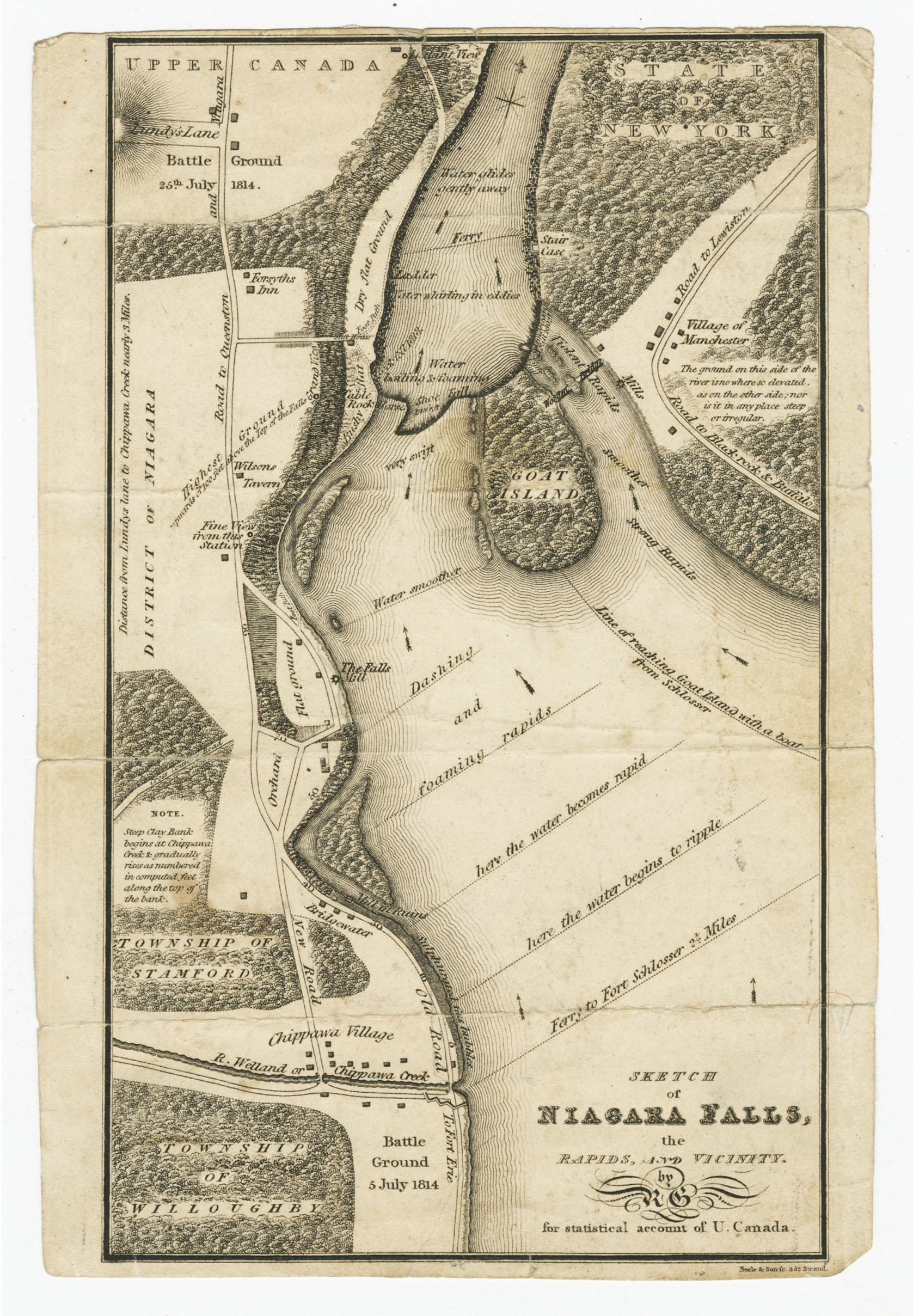  Sketch of Map Of the Falls